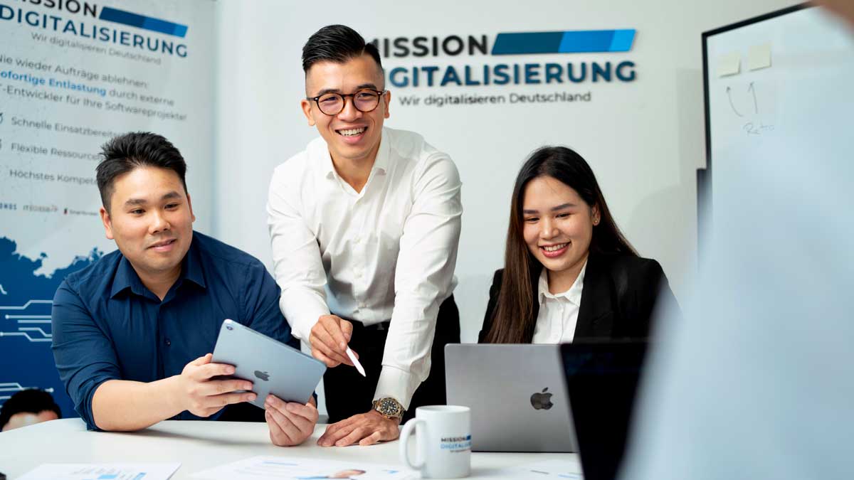 Nhan Tran und Duy Tran von der Mission Digitalisierung GmbH