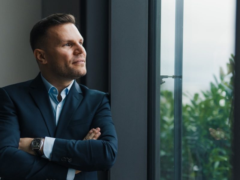 Nick van der Falk, Entwickler des Gamechanger-Systems.