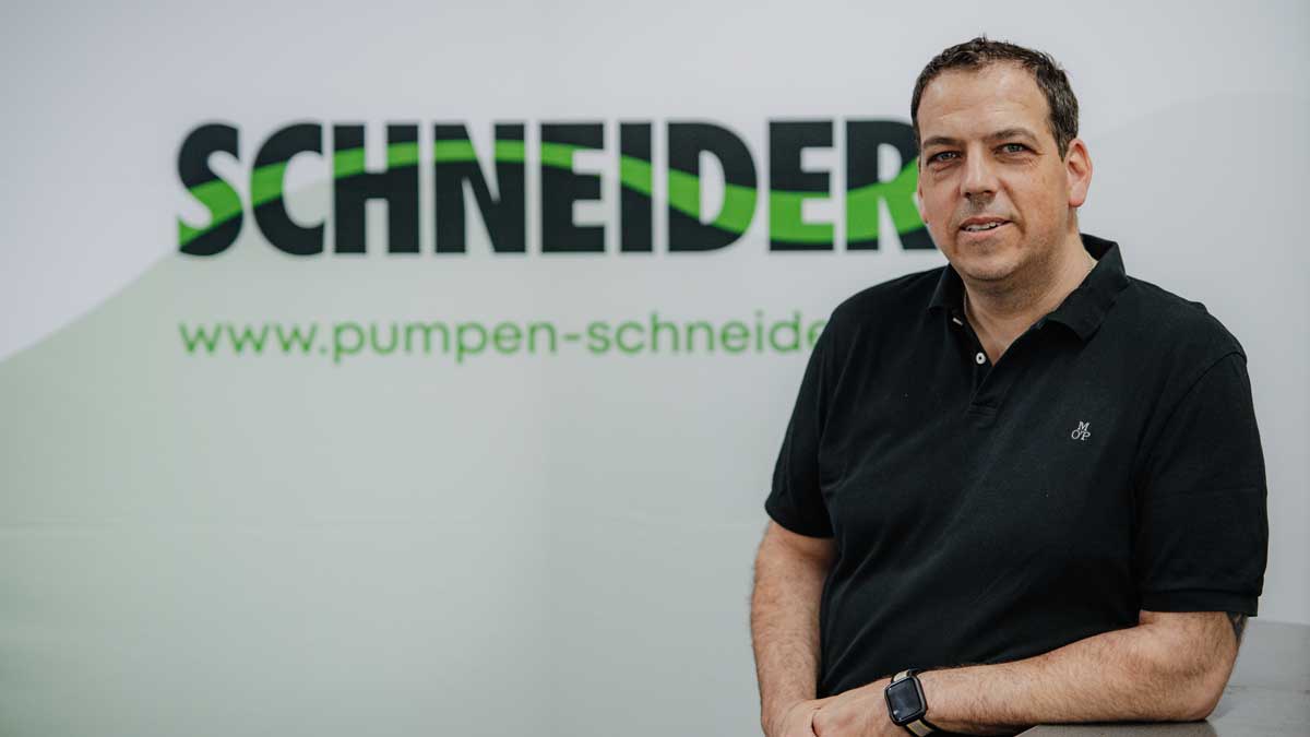Mathias Beck, Geschäftsführer der Schneider Maschinenbau GmbH